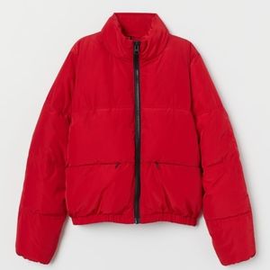 Red Puffer Jacket